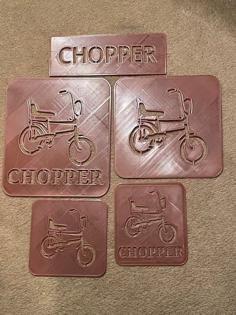 Raleigh Chopper Stencils 3D Printer Model