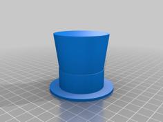 Mad Hatter Hat 3D Printer Model