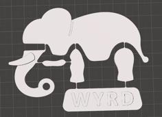 “Wyrd” Elephant Redo – Compliant Mechanism 3D Printer Model