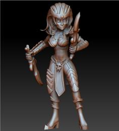 Witch Elf (remastered) 3D Printer Model