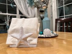 Starfish Napkin Holder 3D Printer Model