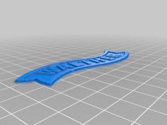 Walther Logo 3D Printer Model