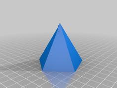 Pirâmide Pentagonal 3D Printer Model