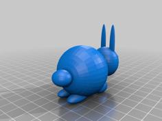 Articulated Rabbit 3D Printer Model