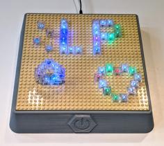 Wireless LED Building Blocks 3D Printer Model