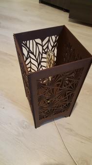 Laser Cut Lampe De Chevet En Découpe Laser