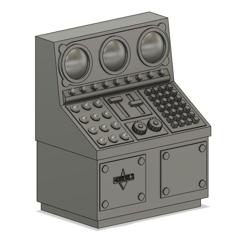 Computer Console Scifi Scatter Terrain Pulp 3D Printer Model