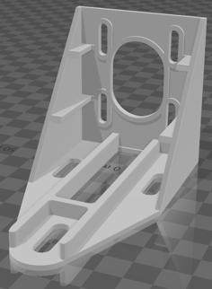 42×42 Stepper Motor Mount On Flat Surface 3D Printer Model