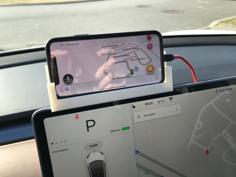 IPhone Holder For Tesla Model 3 3D Printer Model