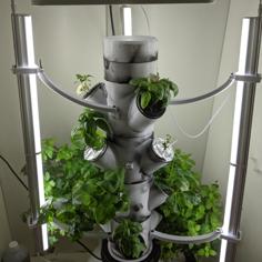 Hydroponics Tower Accessories 3D Printer Model