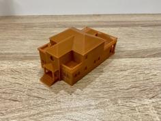 N-Scale Beach House 3D Printer Model