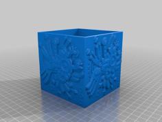 Aztec Relief Box 3D Printer Model