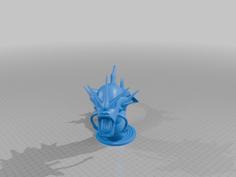 Gyarados Multicolor 3D Printer Model