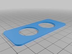 24mm_Buttons_Support 3D Printer Model