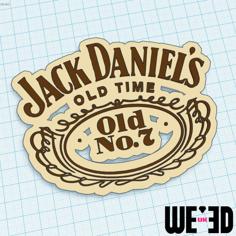 Jack Daniels – Logo Art – We3dUK 3D Printer Model