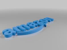 Amazon Logo 3D Printer Model