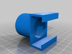 Webcam Adaptor For Microscope 3D Printer Model