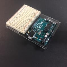 Laser Cut Acrylic Arduino/Breadboard Mount