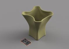 Plant Pot And Planter Vase Type K6 * Italian Design * 3D Printer Model