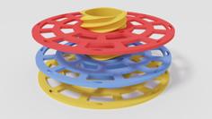 Multiple Modular Screw Spool – Printable 3D Printer Model