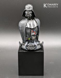 WICKED STAR WARS DARTH VADER BUST: TESTED AND READY FOR 3D PRINTING 3D Printer Model