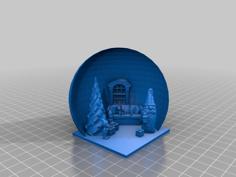 CHRISTMAS GLOBE DECORATION 3D Printer Model