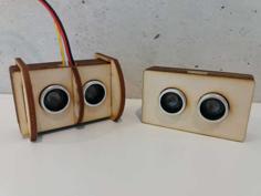 Laser Cut Ultra Sound Sensor Case Ultrasonic Ranger V1.0