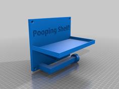 Pooping Shelf 3D Printer Model