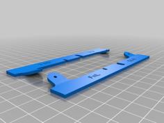 Waco RC Airplane Upper Wing / Outerboard Strut Mount Brackets 3D Printer Model