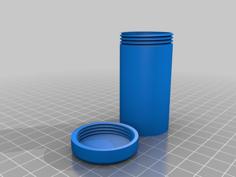 Pill Container 3D Printer Model