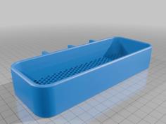 Tray For IKEA SKADIS 180mm Hex Remix 3D Printer Model