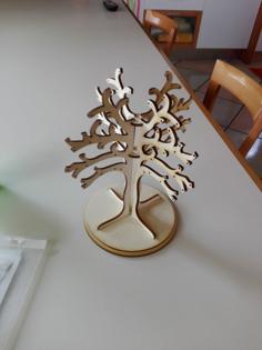 Laser Cut Jewelry Tree Little Version