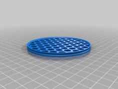 Short 90mm Hex Coaster 3D Printer Model