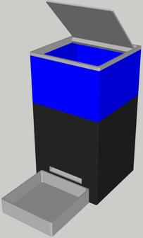 Automatic PetFeeder 3D Printer Model