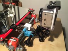 GoPro Mount For Prusa I3 3D Printer Model