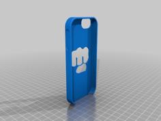 IPhone 5/5s Case With Pewdiepie Logo 3D Printer Model