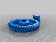 Fully Parametric Herringbone Gears For Wade Extruders 3D Printer Model