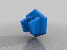 Hand Shower Holder With Hex Base 3D Printer Model