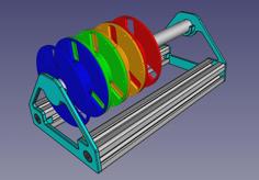 Wire Spool Holder/ Kabelspulen Halterung 3D Printer Model