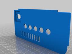 Gamecube Component Back Panel 3D Printer Model