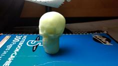 SkullThemed Motorized Wheelchair Joystick Embellishment 3D Printer Model