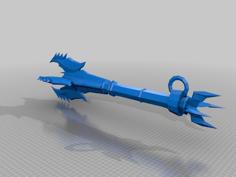 Daedric Mace From Skyrim 3D Printer Model