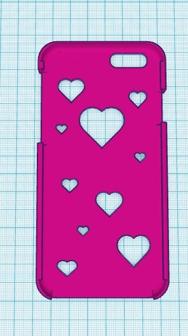 Valentines IPhone 6 Case 3D Printer Model