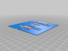 Gender Neutral (furry/scaly) Bathroom Sign 3D Printer Model