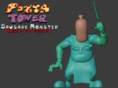 Sausage Monster – Pizza Tower 3D Printer Model