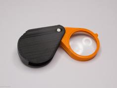 Parametric Folding Loupe 3D Printer Model