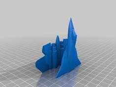 SU-57 Vertical Print 3D Printer Model