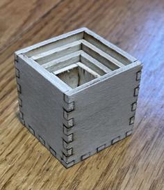 Laser Cut Nesting Boxes 3D Printer Model