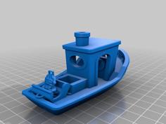 Santa Benchy Ornament 3D Printer Model