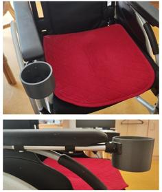 Wheelchair Cup Holder 3D Printer Model